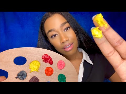 ASMR Spit Painting You With Edible Paint 🎨 💦 Up Close Personal Attention ASMR