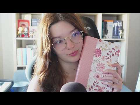 ASMR - lectura biblia, charlando, palabras detonantes, actualización de mi vida