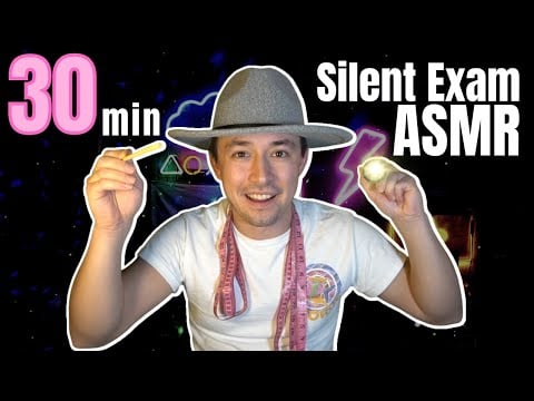Silent Exam ASMR 🤫 | SUPER TINGLY ✨| ASMR for Studying 📖, Gaming 🎮, Working 💻, and Sleeping 😴