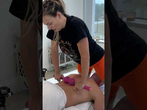 BIG Lumps CRACKED Out of Him #chiropractic #asmr #shorts