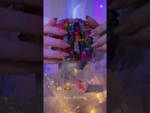 ASMR Emoji challenge 💅🧸🥄📕🐾 #shorts #tingly #asmrtriggers