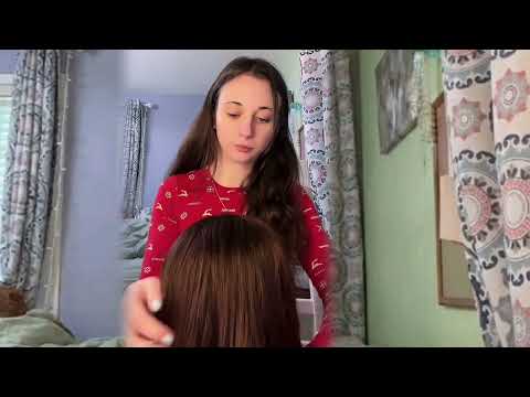 Go to Sleep with Me ✨ | Soft ASMR Personal Attention & Hair Play”