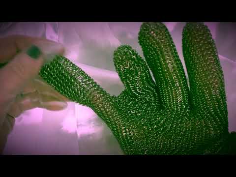 GLOVES 🙌 Vinyl Gloves❌ Lace Opera Gloves  and  Stainless steel Glove ⭐[[ASMR]]