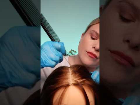 Relaxing ASMR Scalp Examination