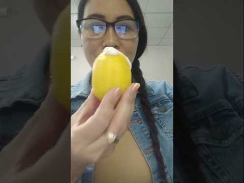 ONE TIMR BITE LEMON#food #everyone #challenge #shortsfeed #everyone