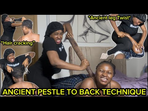 ASMR: FASTEST & INTENSE AGGRESSIVE BIG BRAIDS SCALP SCRATCH/EXTREME HAIR PULLING , PESTLE TO BACK T