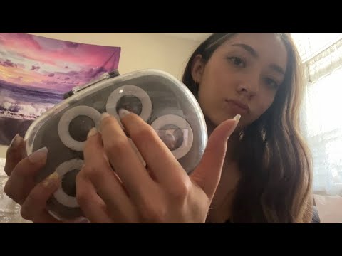 tapping ASMR 👆💖 camera, nails, & more (soft spoken, lofi)