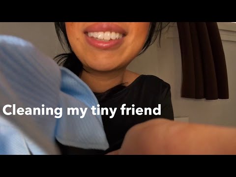 Pov Tiny: Will She be Careful with the cleaning?😨 