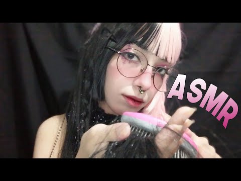 ASMR FINALIZANDO SEU CABELO BEM RÁPIDO