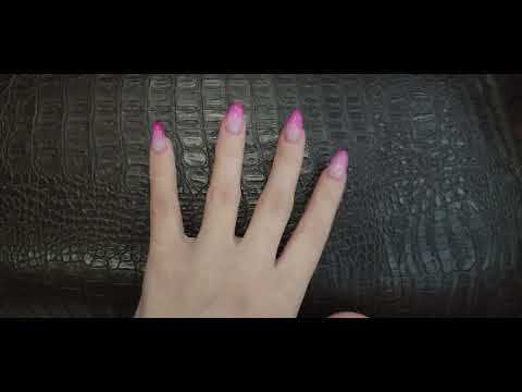 ASMR Aggressive Scratching and Tapping on tough leather