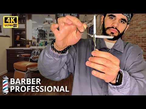 Best BARBER ASMR HAIRCUT - ASMR Haircut No Talking in Barber Shop. ASMR Barber Roleplay