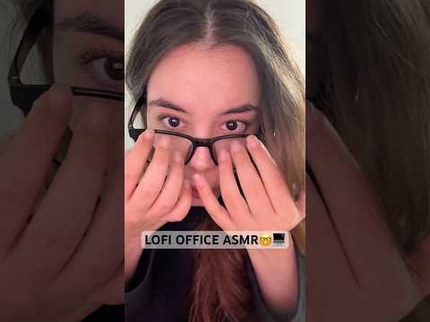 LOFI Office ASMR🤓💻 #relaxing #asmrchannel #asmr #lofi #lofiasmr