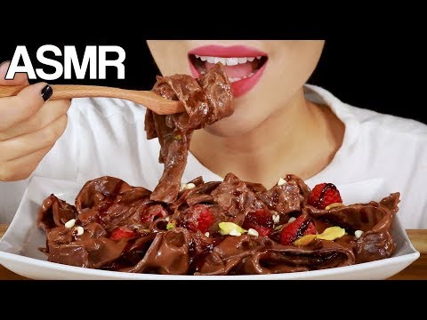 ASMR CHOCOLATE PASTA🍫🍝  EATING SOUNDS MUKBANG NO TALKING