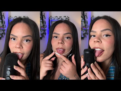ASMR SONS DE BOCA EM TODOS MEUS MICROFONES