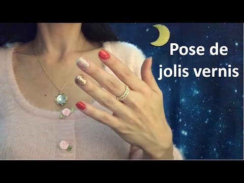 ASMR * Pose de vernis gel polish merveilleux * Rosalind