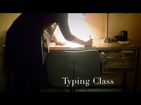 Asmr - Typing Class Roleplay - Softly Spoken