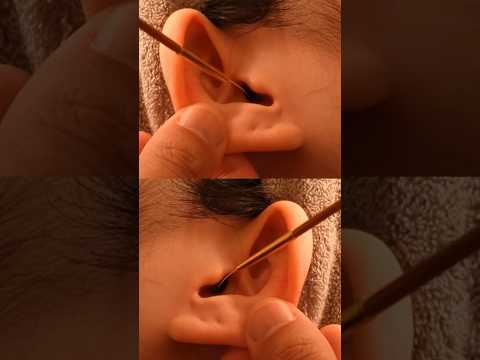 耳鼓膜マッサージとツボ押し Eardrum massage Acupoint massage #asmr #massage