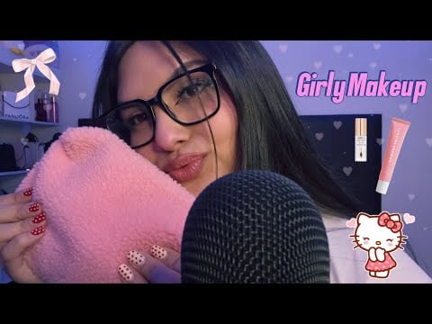MAQUILLAJE PARA LAS GIRLS 🎀 + LIP COMBO ✨ ASMR EN ESPAÑOL  | TRIGGERS, MOUTH SOUNDS 