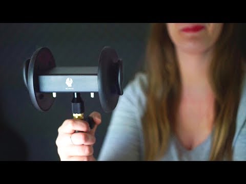 Binaural ASMR/Whisper. NEW MIC! Unboxing & Testing the Headrec Binal One