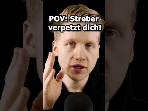 ASMR - POV: Streber verpetzt dich! #shorts #asmr #roleplay #deutscheasmr