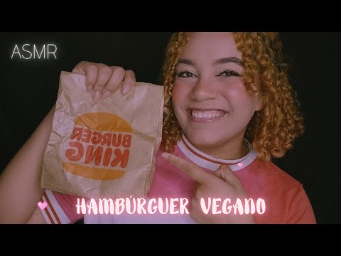 ASMR MUKBANG | BURGUER KING VEGGIE 😋