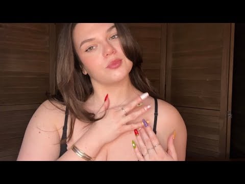 [ASMR] Fast Collarbone Tapping & Body Triggers for Sleep ✨  