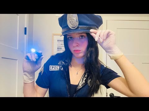 ASMR~ Quick TSA Check and Pat Down 🔦 