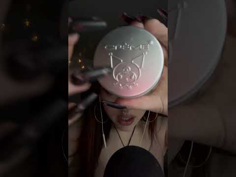 Skin care but Kuromi edition ASMR  #asmr #asmrtriggers #skincare