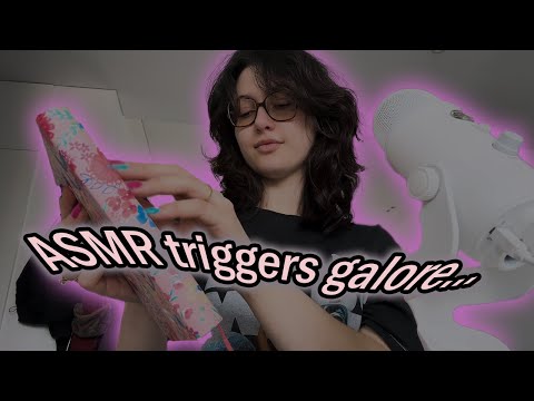 ASMR i'm back w another trigger assortment