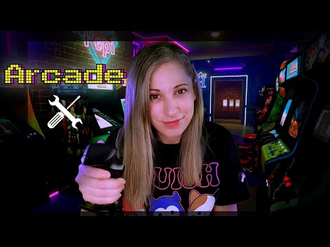 Salón ARCADE ASMR | Eres una Recreativa y te Reparo | Roleplay | Ambiente Retro | SusurrosdelSurr