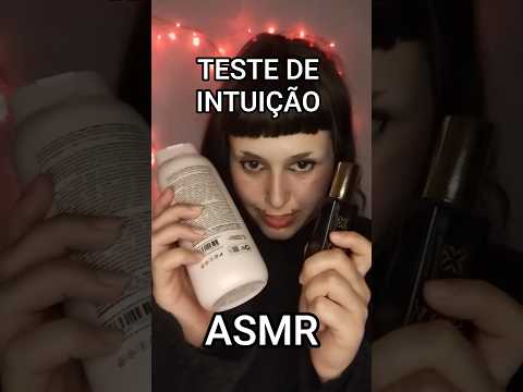 ASMR - TESTE DE INTUIÇÃO! #asmr #mouthwhisper #asmrsounds #relax #visualtingle #intuition #asmrvideo