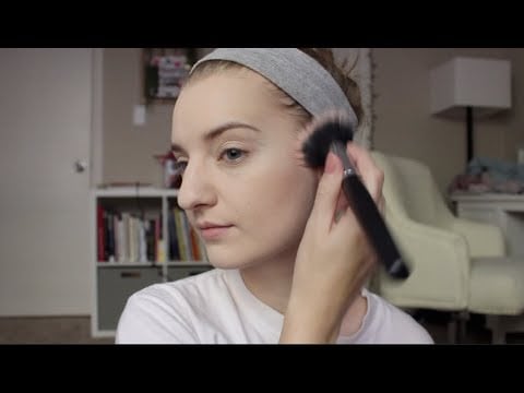 [ASMR] NO TALKING Makeup Application + Makeup Bag Sounds /GRWM #9