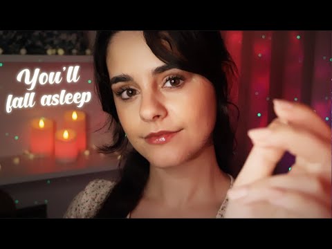 ASMR Hand Movements & Blink to FALL ASLEEP! 💖 Positive affirmations