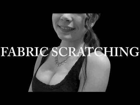 Fabric Scratching ASMR. (Whispering and Handmovements) (Black and White)