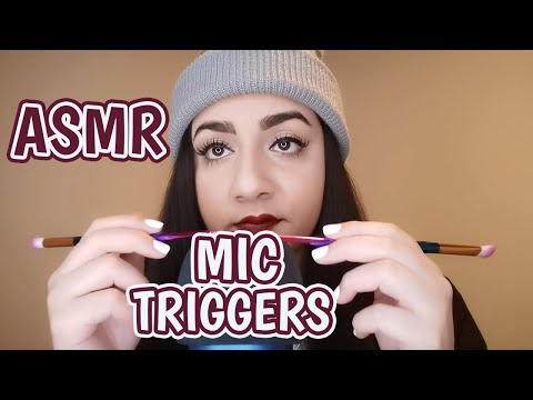 [ASMR] MIC SCRATCHING | MIC TOUCHING | MIC BRUSHING🎙️ (NO TALKING)