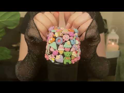*one minute asmr* candy mic scratching (no talking)