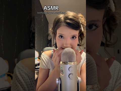 𑣲ASMR || teeth tapping and scratching 🦷