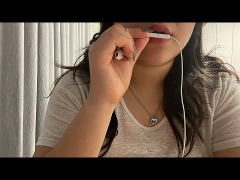 Lofi asmr 고인물 전용 (마이크 먹기, 입소리, 마이크 탭핑) | iPhone earphone asmr | mic nibbling, mouth sounds