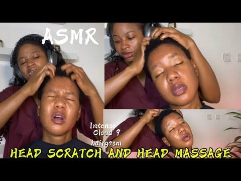 ASMR💫HEAD SCRATCH AND HEAD MASSAGE 