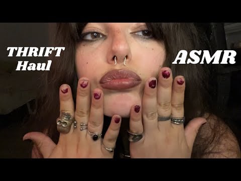 rambly and slightly unhinged thrift haul to take your mind off things (soft spoken asmr)