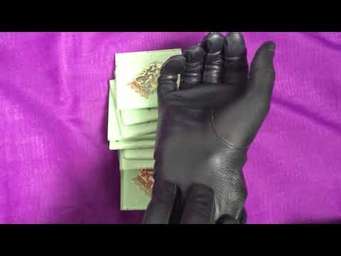 LEATHER GLOVES ✋  Coat of Arms from Provinces of The Netherlands on Glass   [[ASMR]]