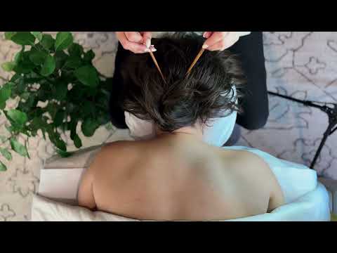 ASMR Most Replayed Moment: Chopsticks on the Back Gave Instant Tingles ⚡️