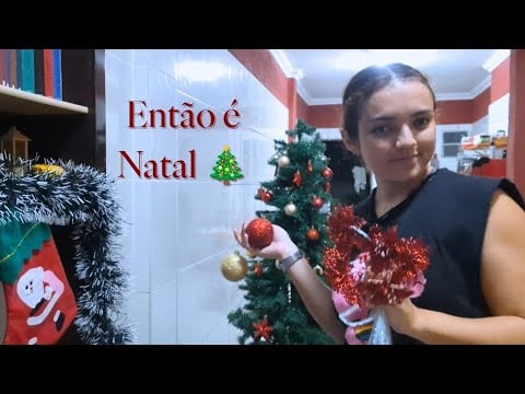 ASMR montando minha árvore de Natal 🎄