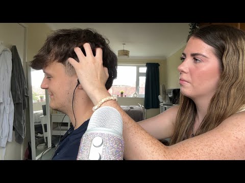 ASMR | Trying to give my boyfriend TINGLES ✨