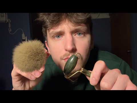 Personal Attention ASMR for Sleep 💤 | Face Touching, Brushing & Whispered Skincare
