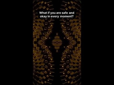 What if feeling safe and okay is just a thought away?
