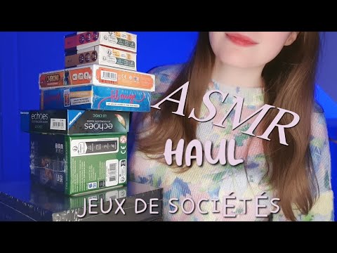 #ASMR FR HAUL | JEUX DE SOCIÉTÉS