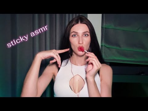 ASMR Lollipop Eating 🍭 Intense Mouth Sounds & Sticky Tingles