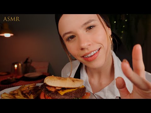 ASMR Você Veio Relaxar Comigo na Lanchonete 🍔