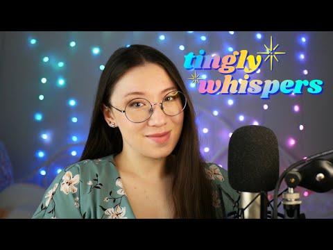 ASMR ✨ Tingly, Close Up Whisper Ramble ✨ Life Update • Story Time • Show & Tell